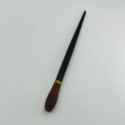 VTG Fountain Dip Pen Wood American Pencil Co. 377 Pneumatic Rubber Grip SB3