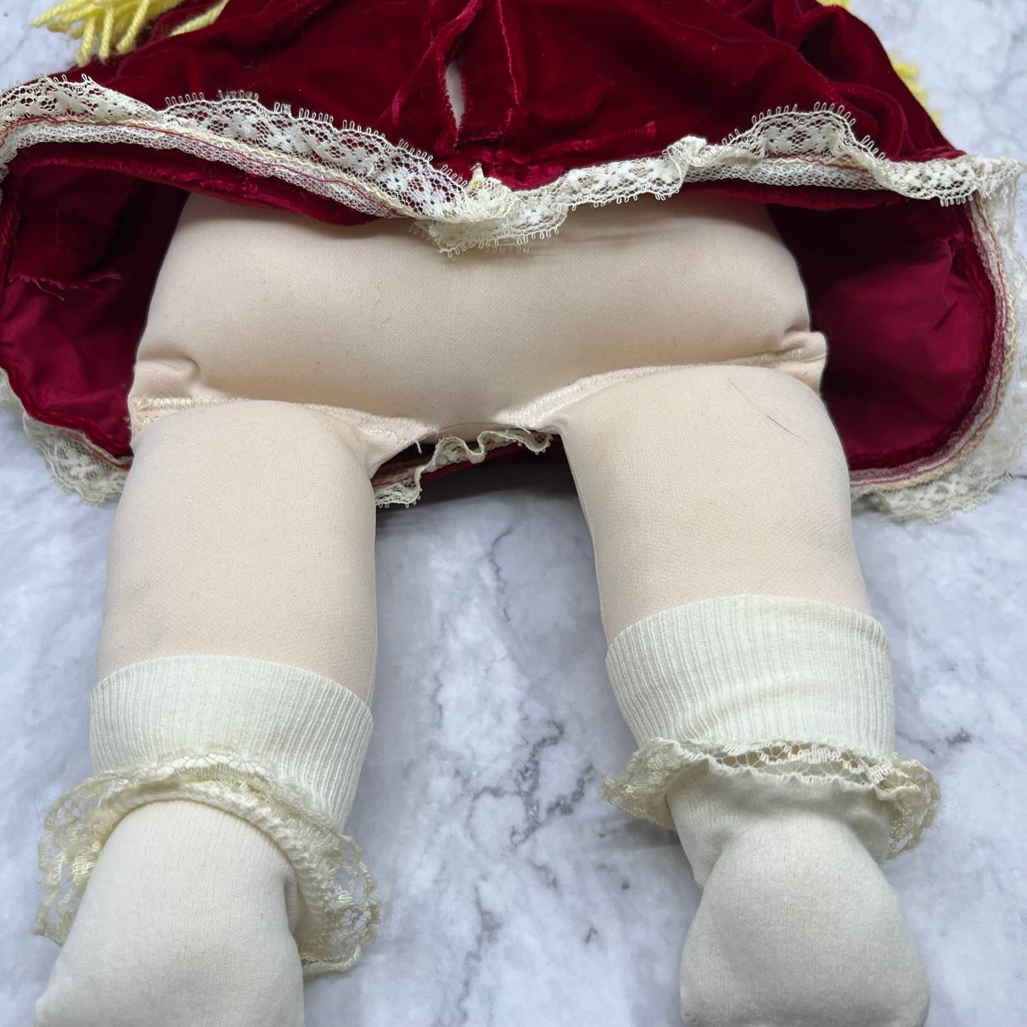 1986 Cabbage Patch Kid Rare Head Mold #9 Lemon Loops Blonde Blue Eyes