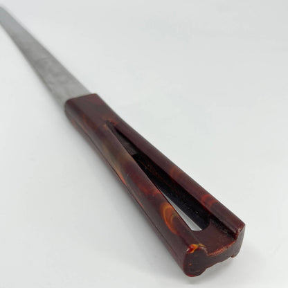 Vintage Stanley Stanhome Bakelite Large Kitchen Bread Slicer Knife 14.5” TE1