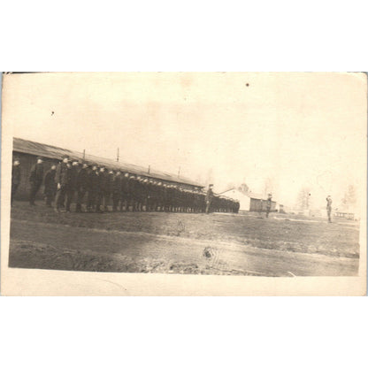 WWI French Army Training Original Postcard P3-3