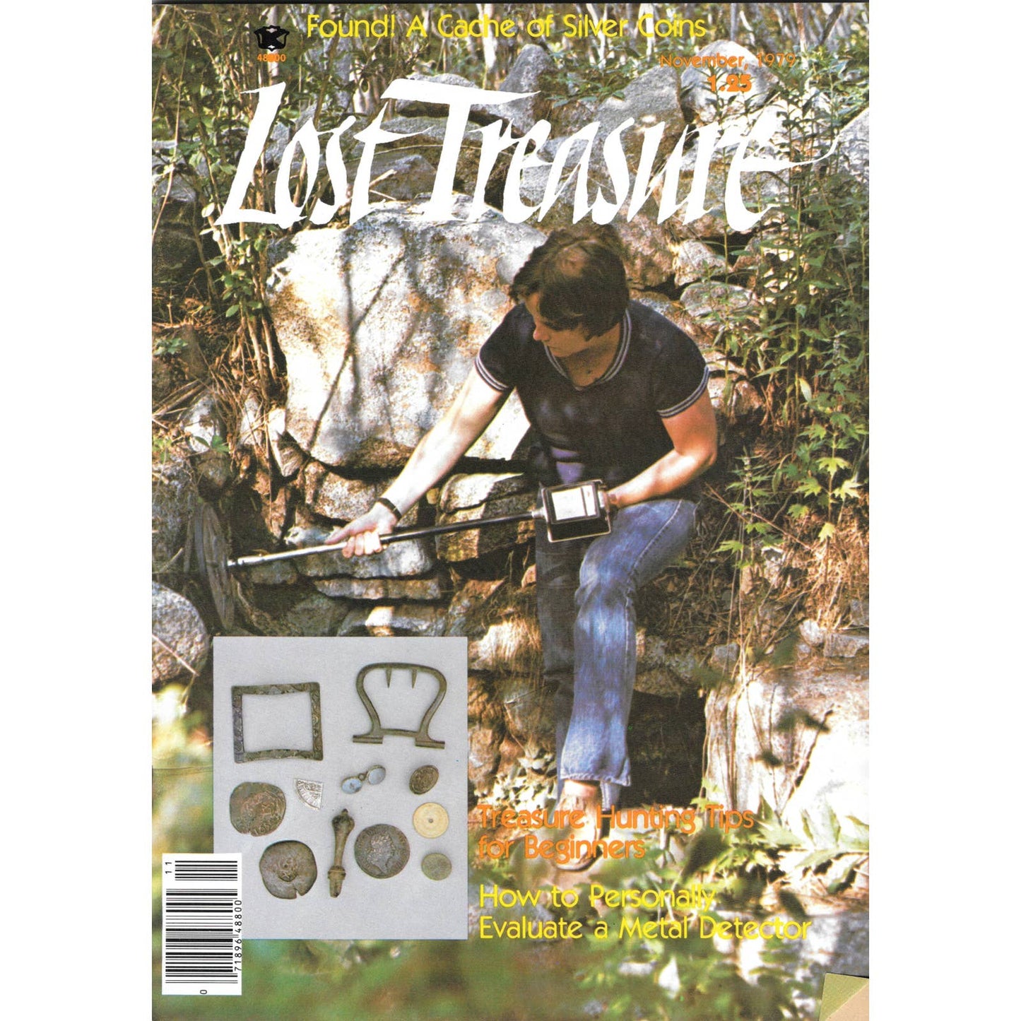 Long John Lathams Lost Treasure Magazine Lost Mines, Buried, Sunken Nov 1979 M1