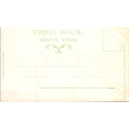 Ancient Cannons at Cabana c1905 RPPC Havana Cuba Original Postcard TK1-P16