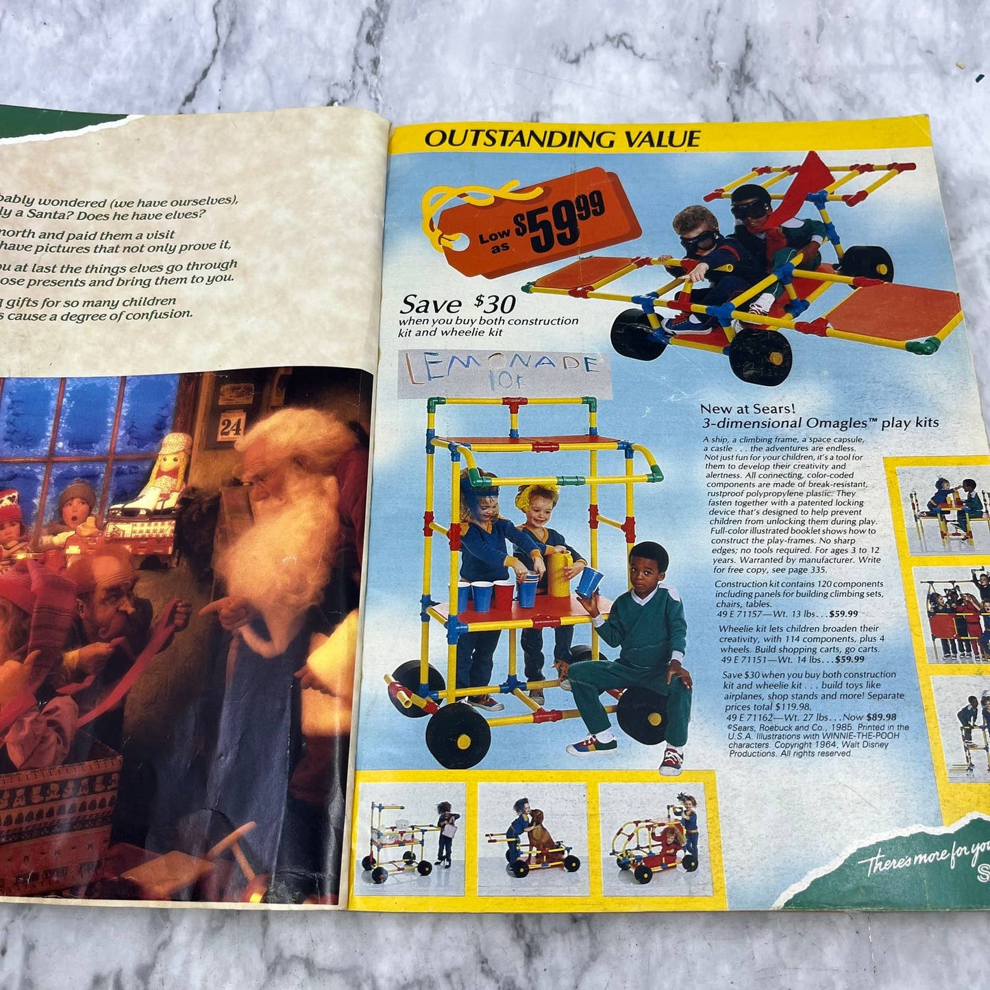 Sears Wish Book 1985 Christmas Catalog Camcorder Rainbow Brite GI Joe S2