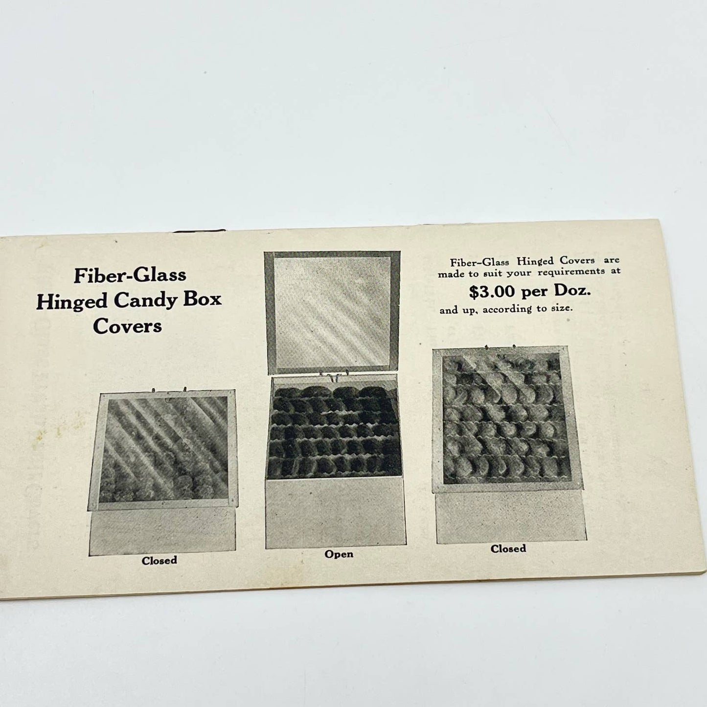 1919 Fiberglass Display Covers for Food Catalog Price List Chicago IL SD3