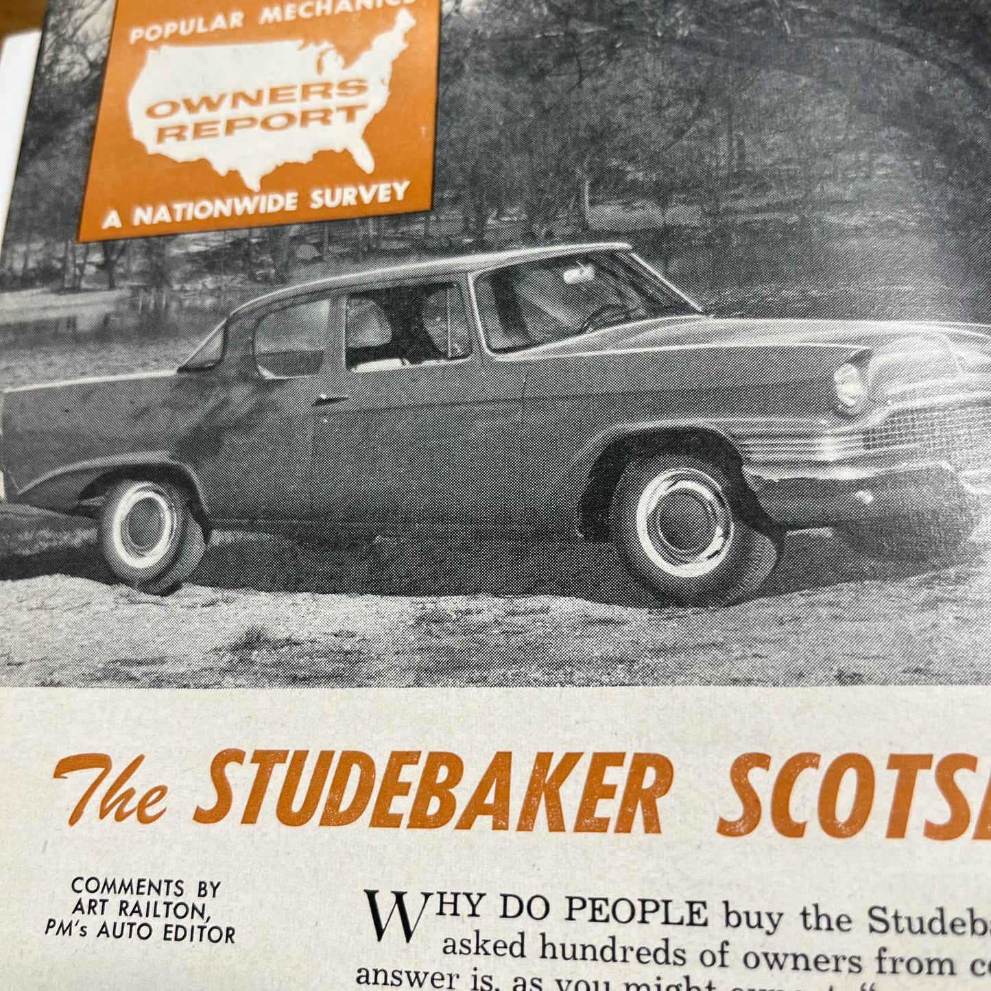 August 1958 Popular Mechanics Studebaker Scotsman American Rambler TH8
