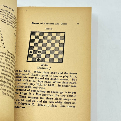 1916 A Complete Guide to the Games of Checkers and Chess LA ROUX, Maxim TF9