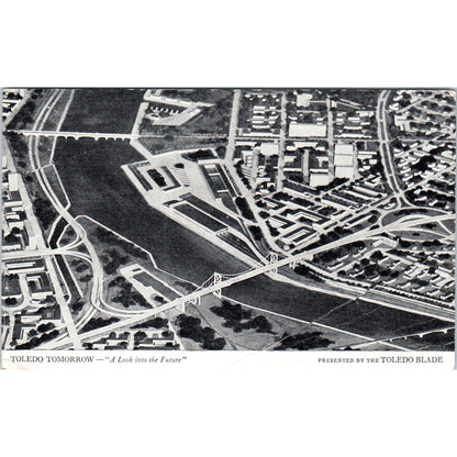 Toledo Tomorrow - A Look Into the Future Norman Bel Geddes Postcard P1-15