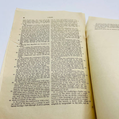 1915 US Patent Compound Air Pump Baldwin & Stapley Diagram and Document D1