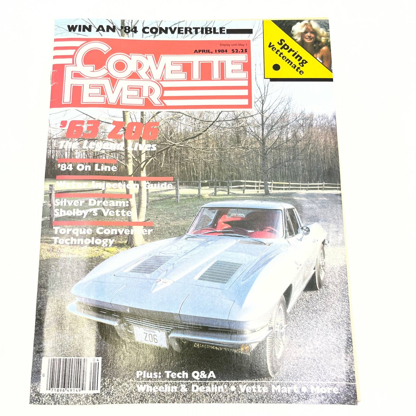 1984 March/April Corvette Fever Magazine '63 Z06 The Legend Lives TG1