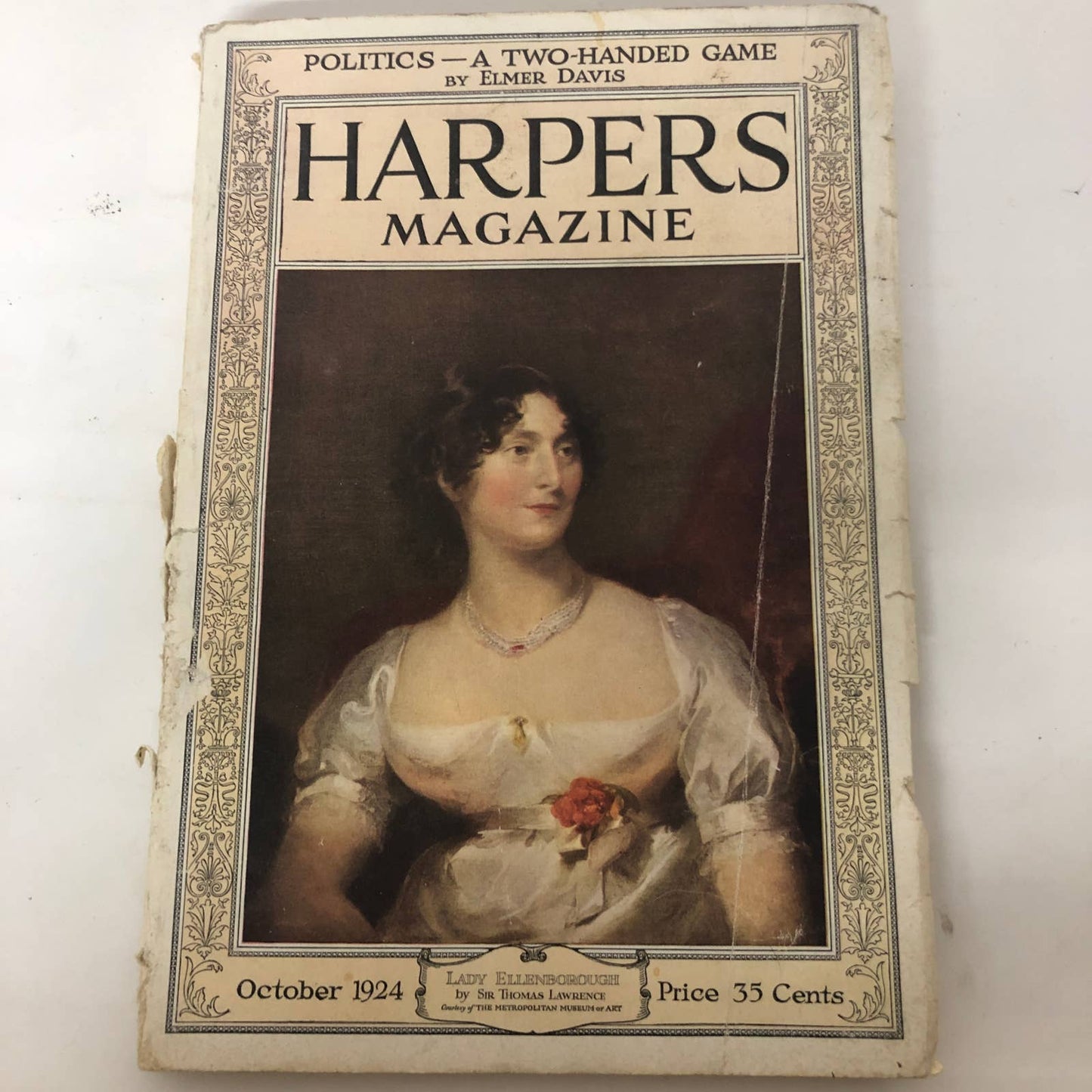 Harper's Monthly Magazine October 1924 Many Ads The Bible and Common Sense