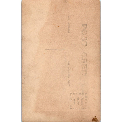 Victorian Mother and Children RPPC Real Photo Postcard PB1