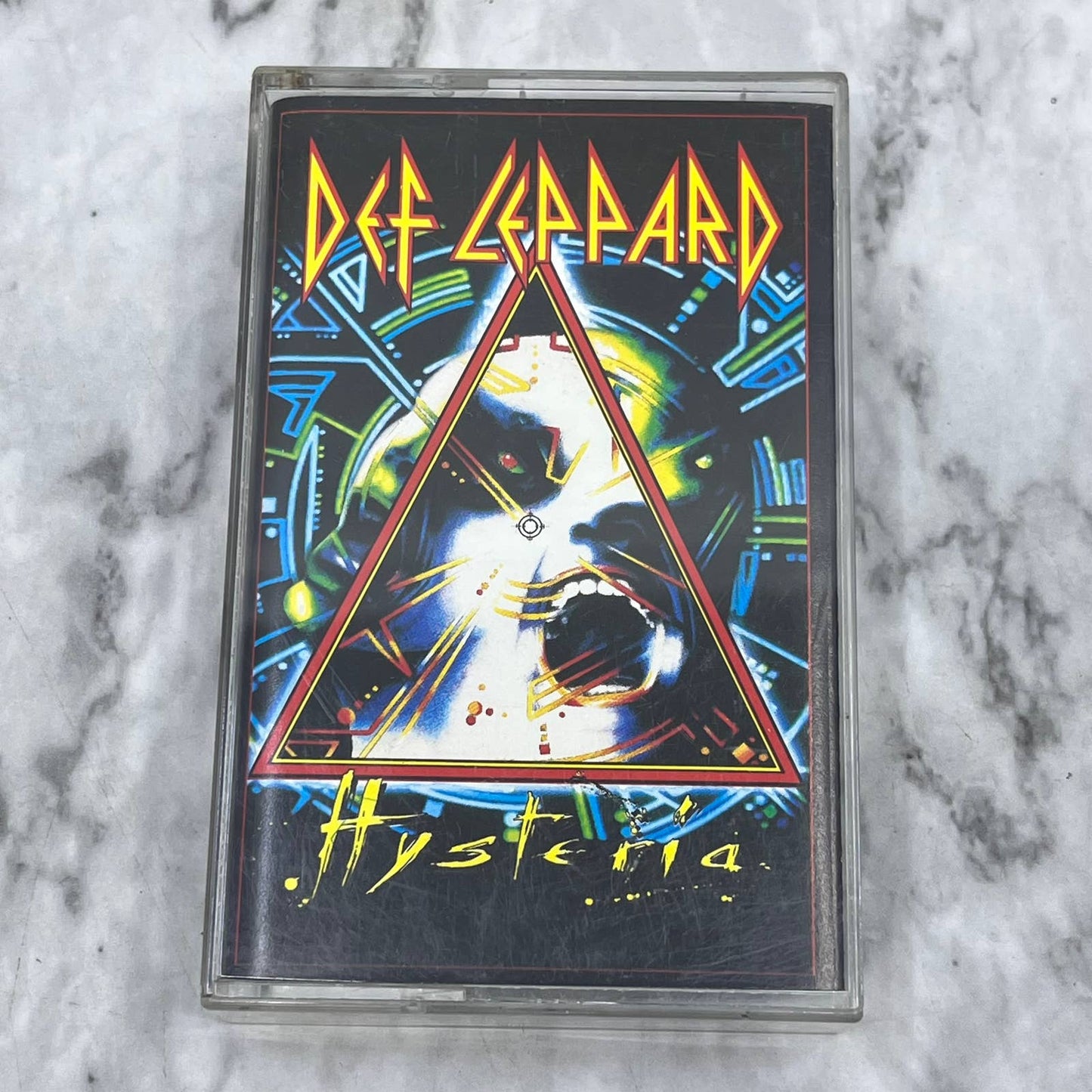 Def Leppard Hysteria Cassette Tape TJ5-72