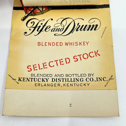 Fife and Drum Whiskey Label Set of 2 Kentucky Distilling Co Bardstown KY
