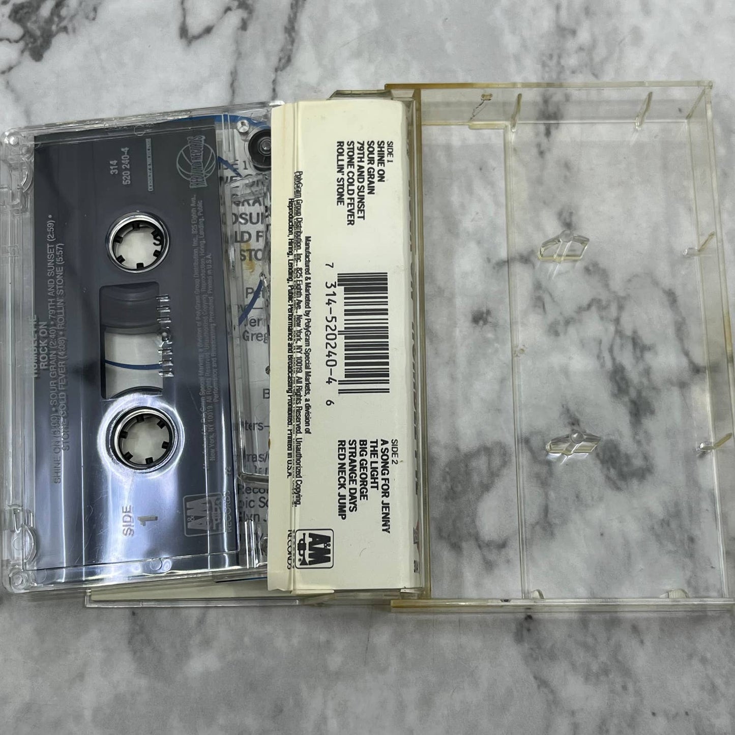 Humble Pie "Rock On" with Shine On, Stone Cold Fever Cassette Tape TI1-39