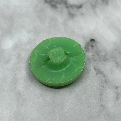 VTG Jade Bakelite Shirt Coat Button SE8