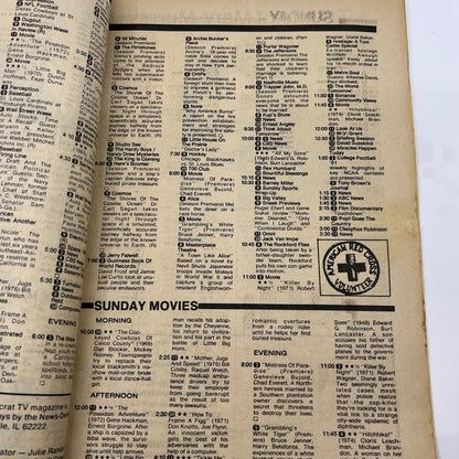 1981 Oct 4 Bellville IL News-Democrat TV Listings Magazine Kenny Rogers TG6