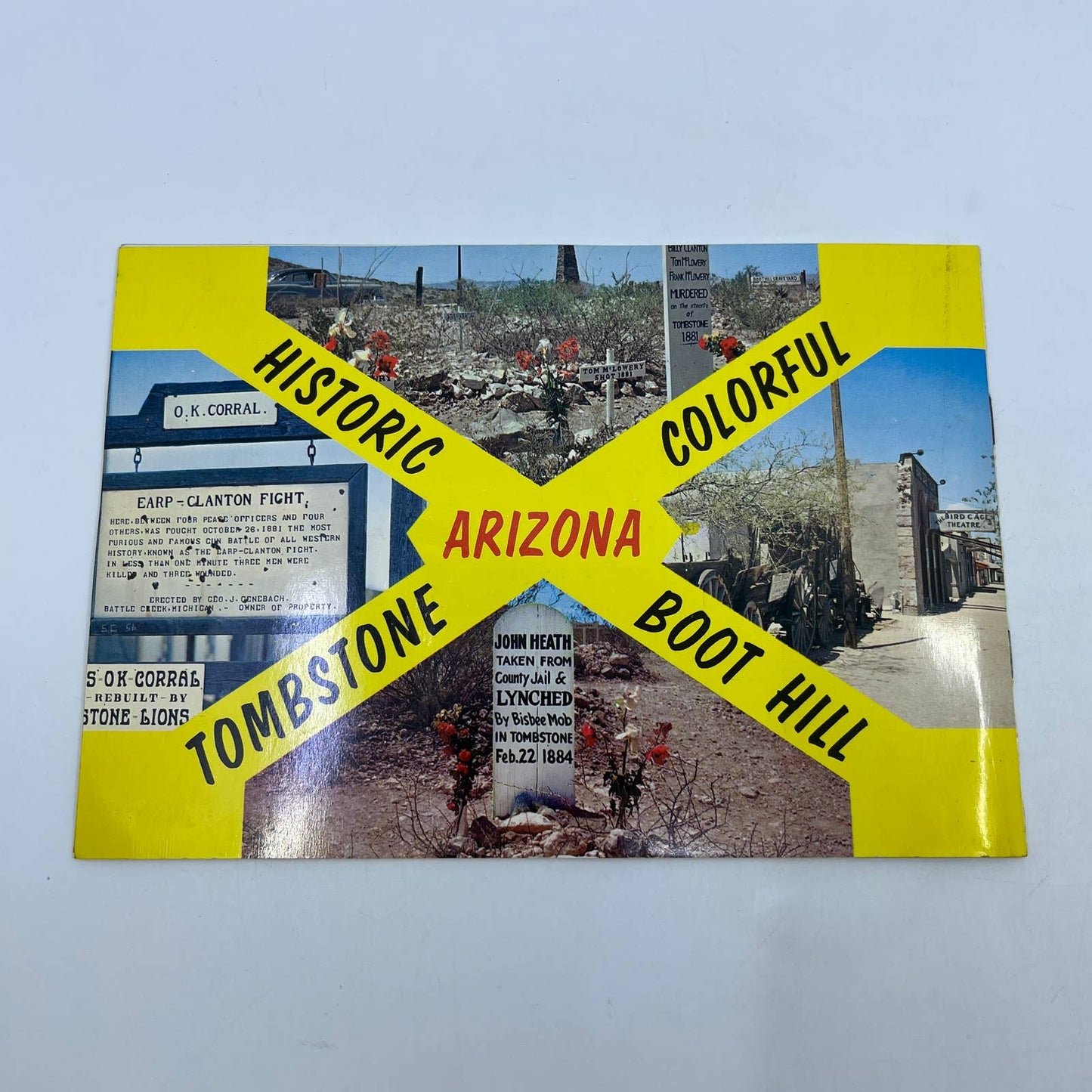 1950s Tombstone and Boot Hill Arizona Souvenir Booklet TH7