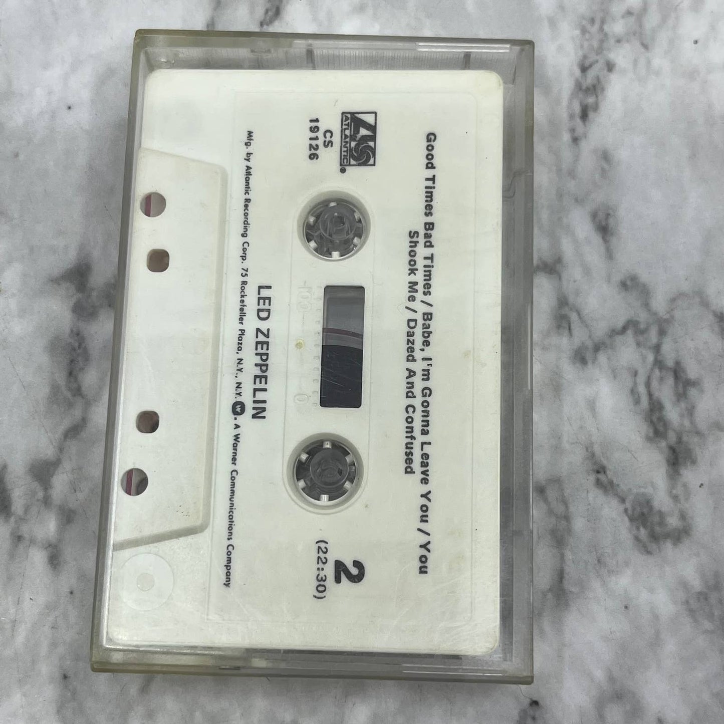 Led Zeppelin - Self-Titled - No Jacket Cassette Tape TJ6-86