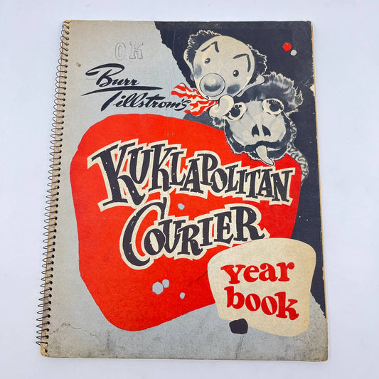 1951 Burr Tillstrom’s Kuklapolitan Courier Year Book Spiral Bound TF3