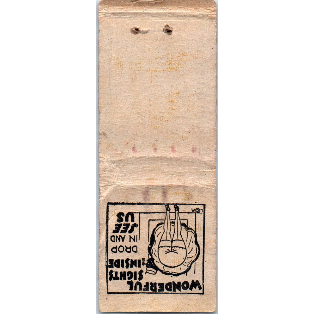 The White Front Snyders South Bend Indiana Advertising Matchbook Cover MM9-10