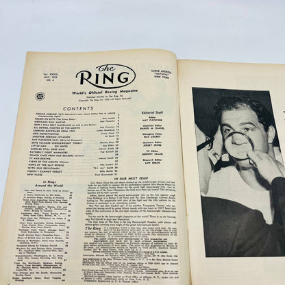 1955 May - The Ring Boxing Magazine – Frankie Ryff Cover Rocky Marciano TA5