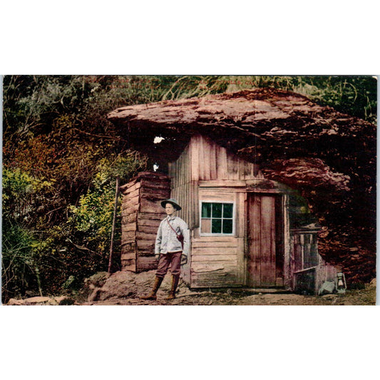 Farmhouse in Crowley California c1910 Original Postcard TK1-P20