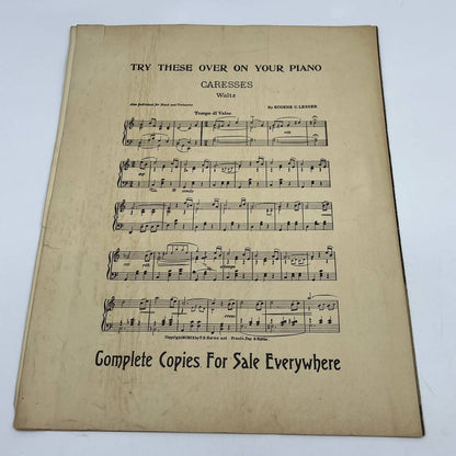 1904 Victorian Sheet Music "I've Got Rings On My Fingers" Yankee Girl FL4