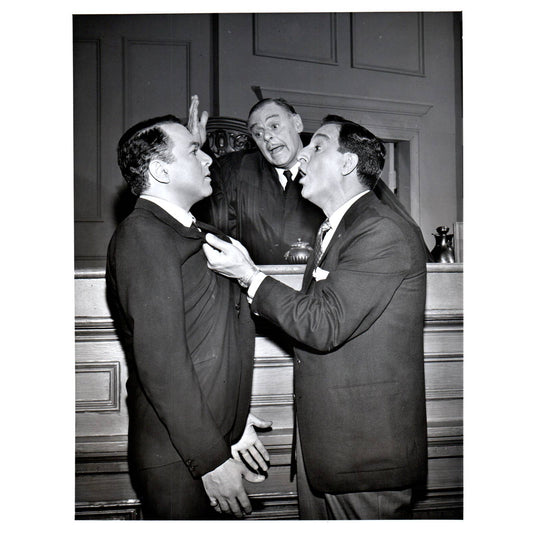 c1960 Press Photo Lawrence Daniels Jerome Cowan Danny Thomas Show CBS TJ7-1