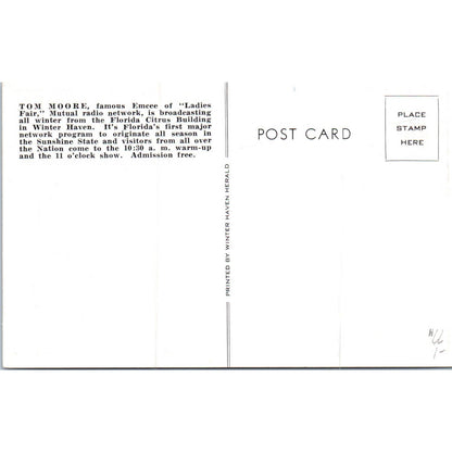 Ladies Fair Tom Moore Winterhaven Florida Original Postcard TK1-P19