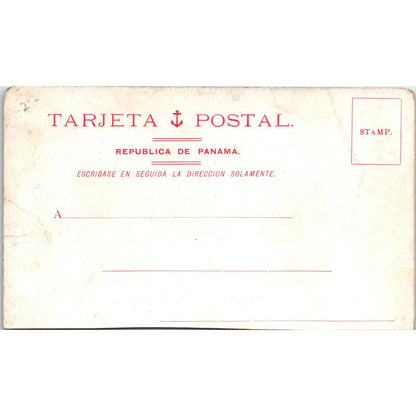 Building the Panama Canal - Canal De Panama - Original RPPC Postcard TJ7-RP3