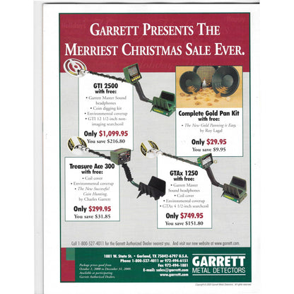 Western & Eastern Treasures Magazine - Treasure Hunting Nov 2000 M6