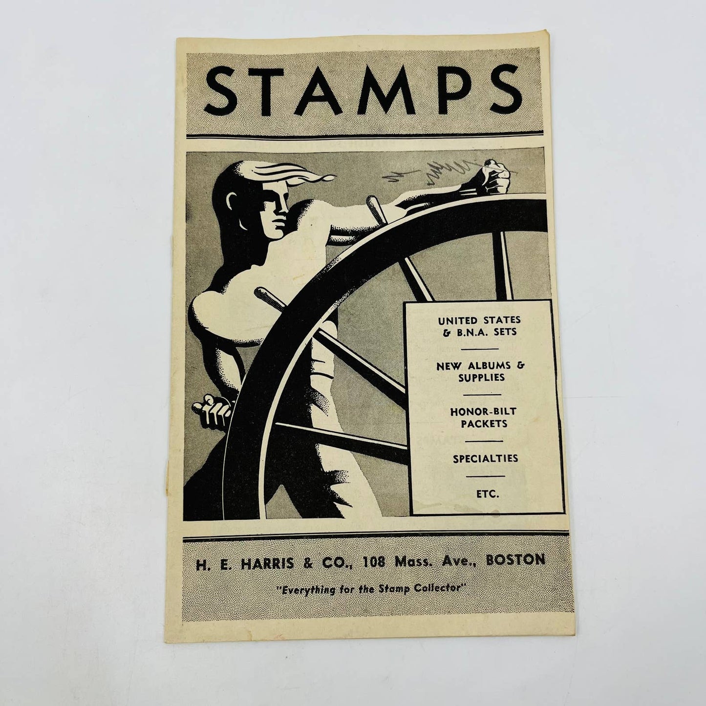 1940s Everything for the Stamp Collector Catalog H.E. Harris & Co. TB6