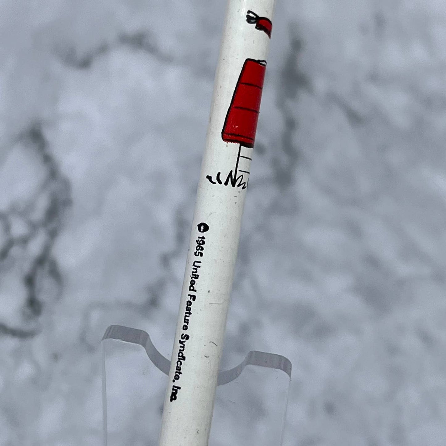 Vintage Pencil 1950 Peanuts Charlie Brown Snoopy Woodstock Red Baron SF1