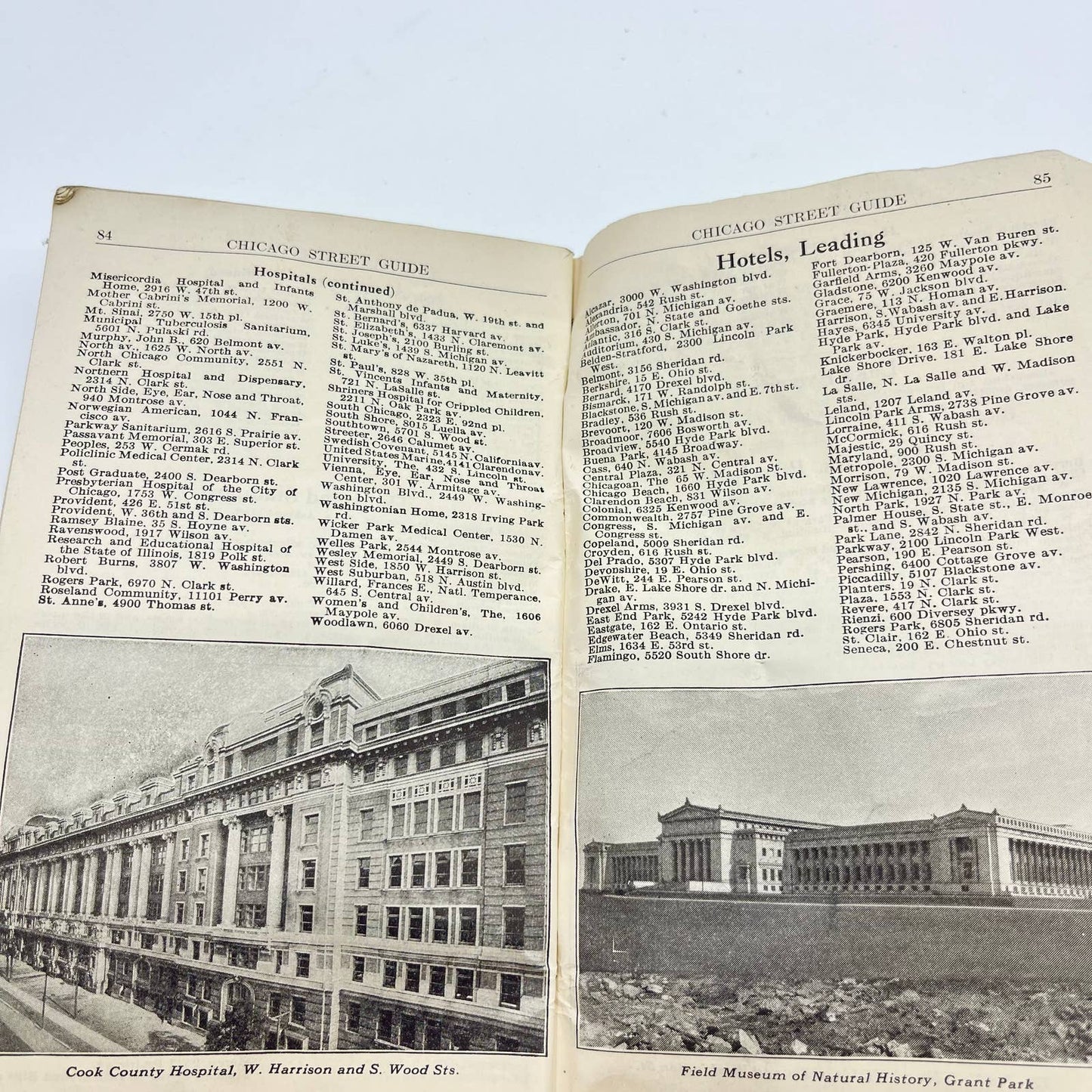 1941 Chicago Street Guide Map Book Quick Reference Rand McNally Illinois TA3