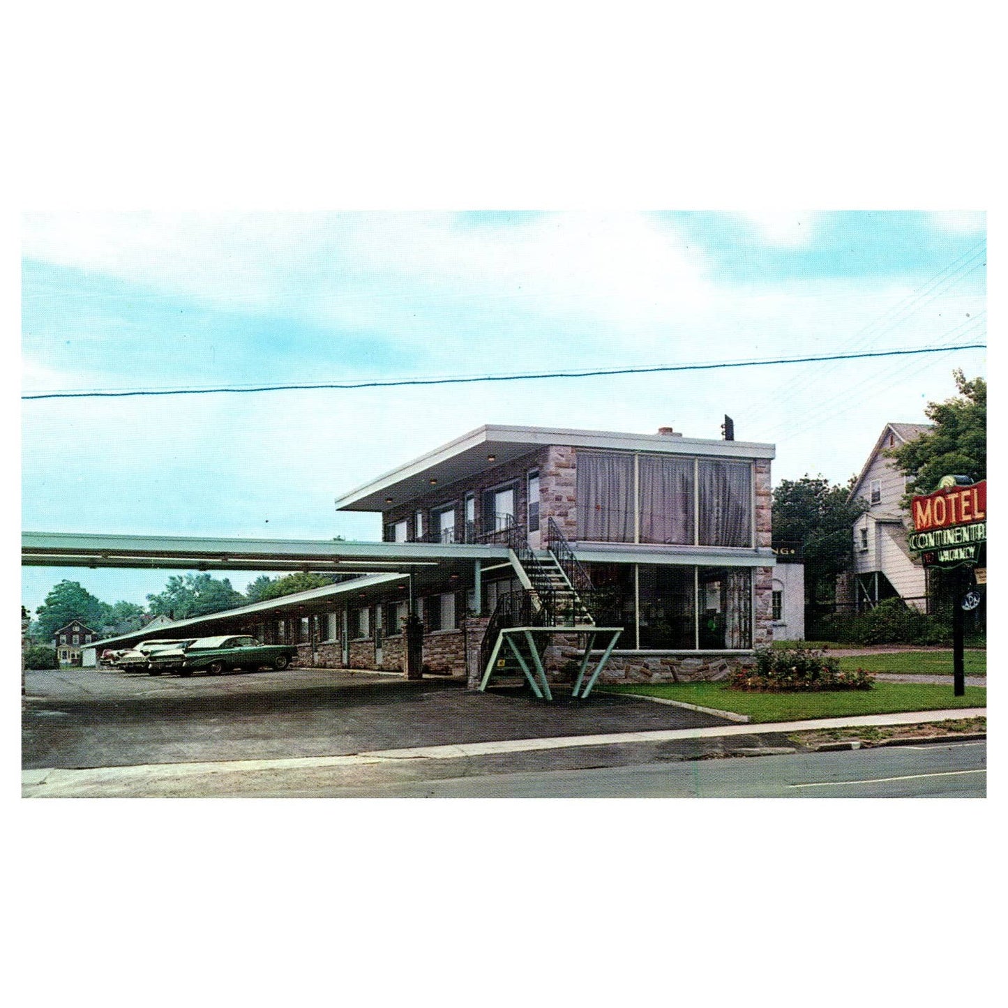 Vintage Postcard - Motel Continental Niagara Falls Canada TJ6-1