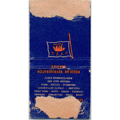 Pacific Far East Lines San Francisco Advertising Matchbook Cover SA9-M2