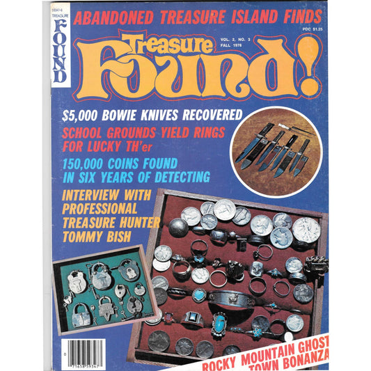 Treasure Found! Magazine - Treasure Hunting Metal Detecting Fall 1976 M3