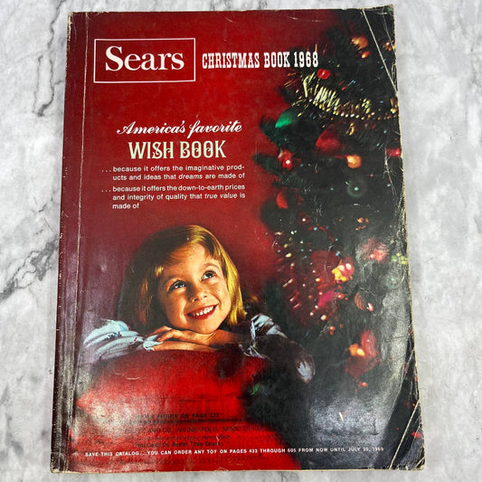 1968 Sears Christmas Wish Book Catalog GI Joe Barbie Toys Gifts S3