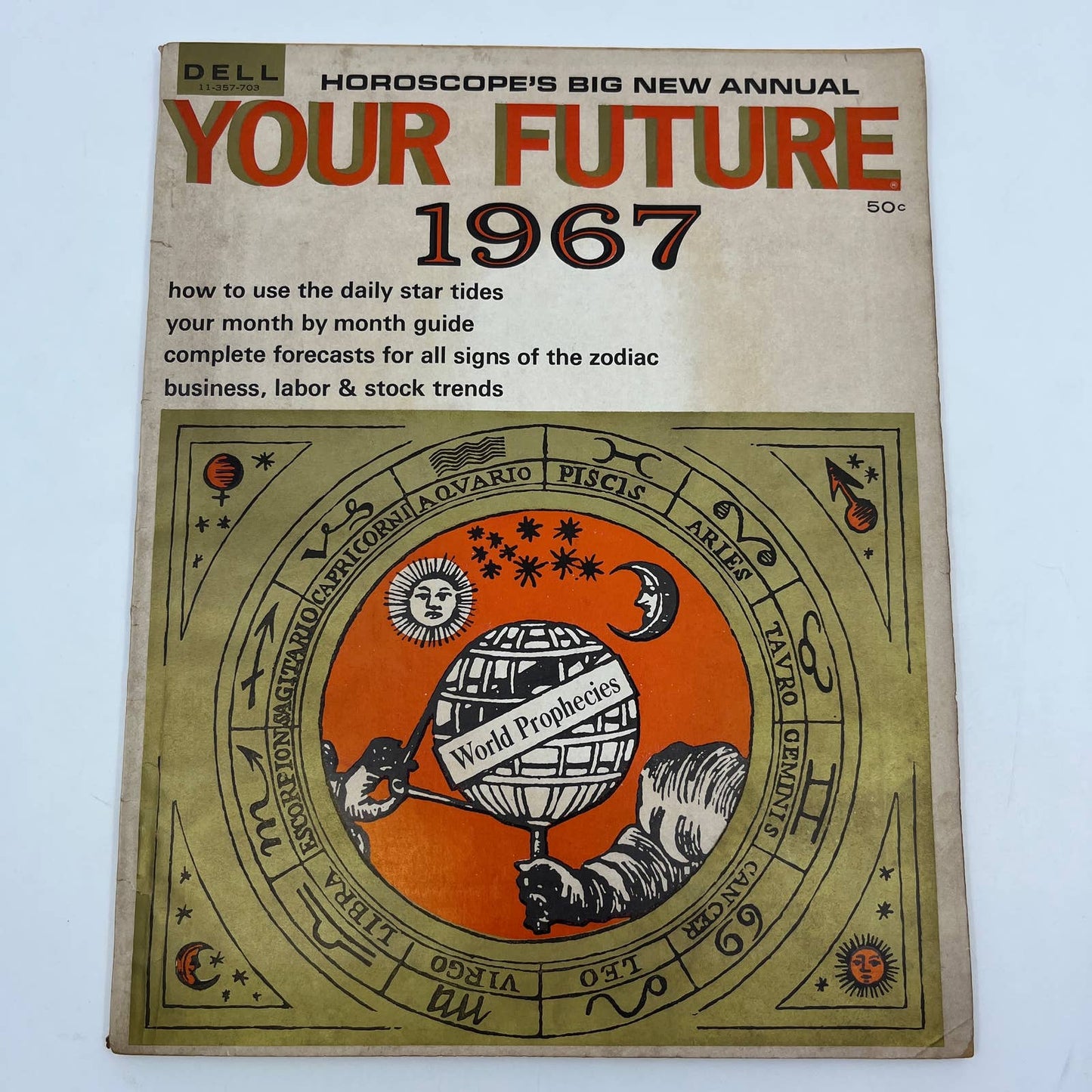 Dell Horoscope's Big New Annual Your Future 1967 Magazine TG6