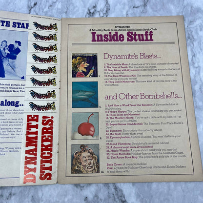 ORIGINAL Vintage 1975 Dynamite Magazine #18 Invisible Man David McCallum TJ4