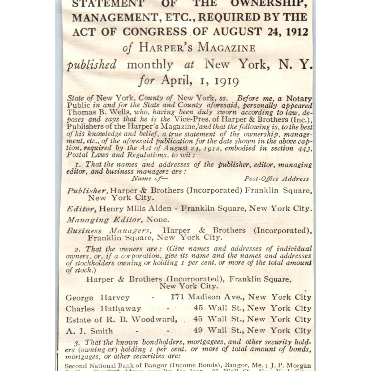 c1920 Harper's Magazine Ad - Steger & Sons Reproducing Phonograph Chicago EA3