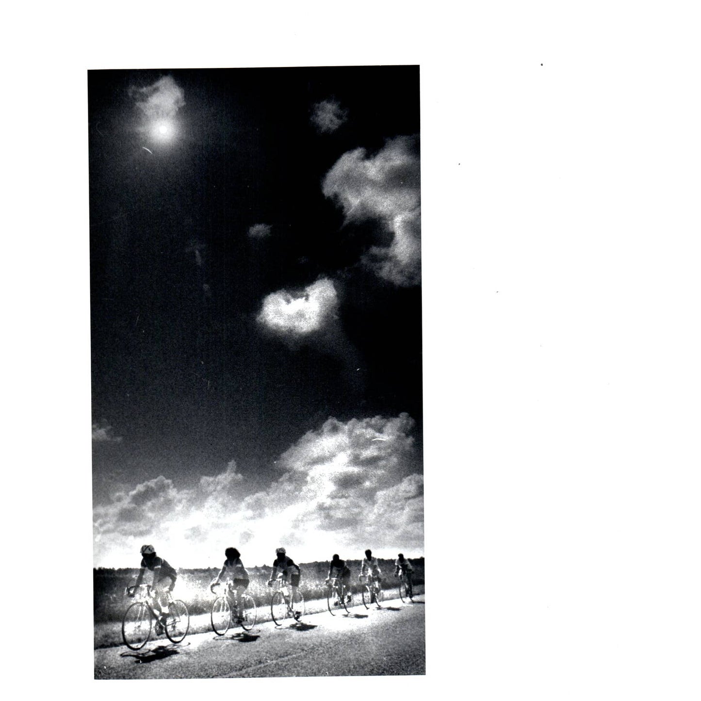 1979 Press Photo Cycling Bicycle Club Riding Bike Miami FL 8x10" AD3