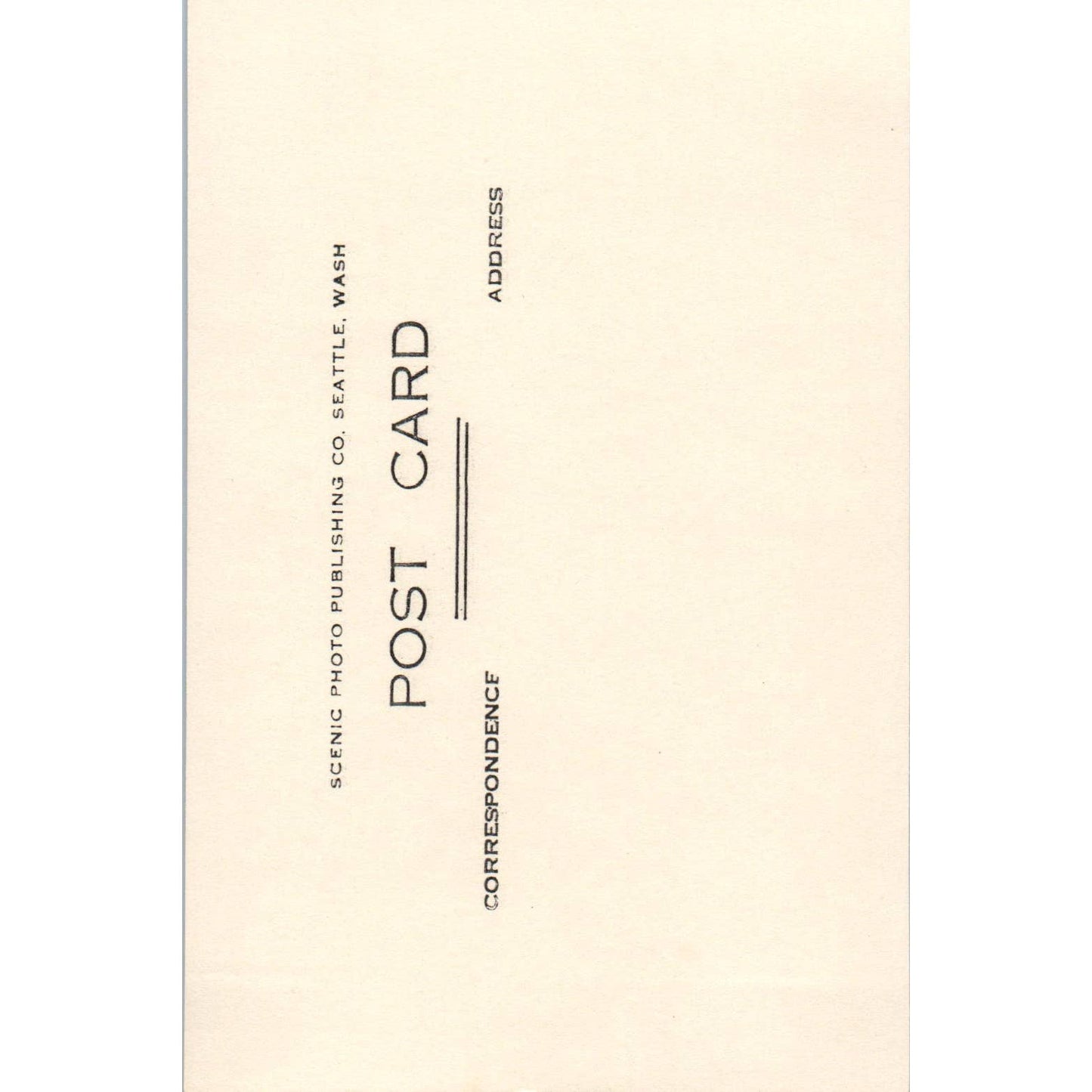 Antique Postcard RPPC Chimes - U of W Seattle Washington TD9