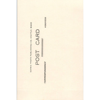 Antique Postcard RPPC Chimes - U of W Seattle Washington TD9