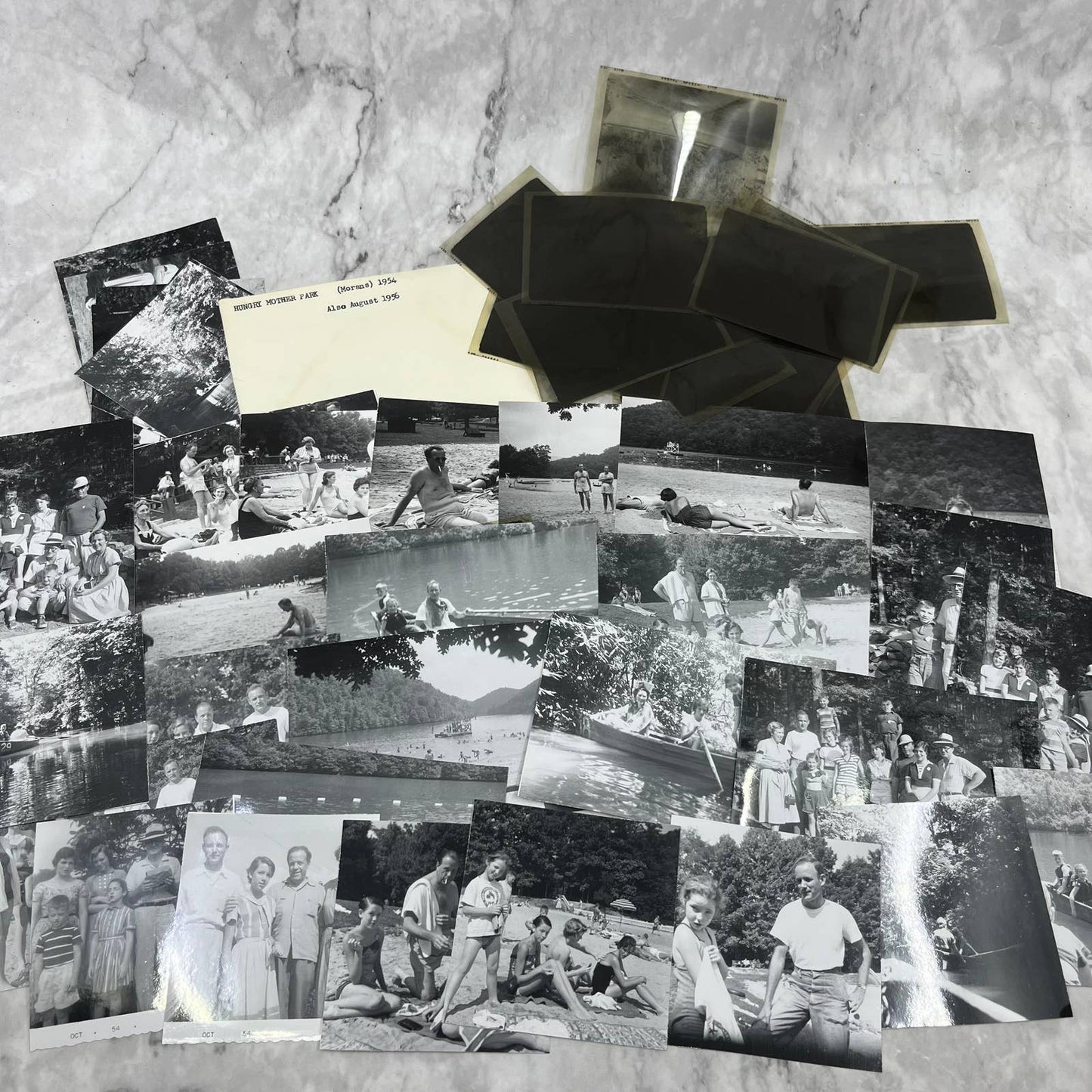 c1954 Collection of Photos & Negatives Hungry Mother Park VA TJ9-PG6