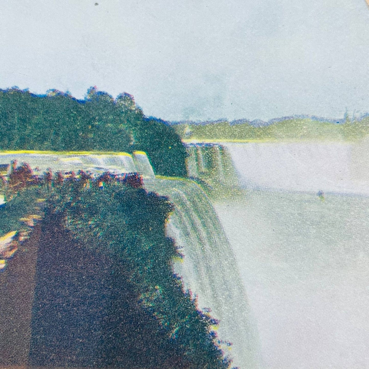 c1900 Lot of 6 New York Stereoview Cards Saratoga Niagara The Bowery TA7-1
