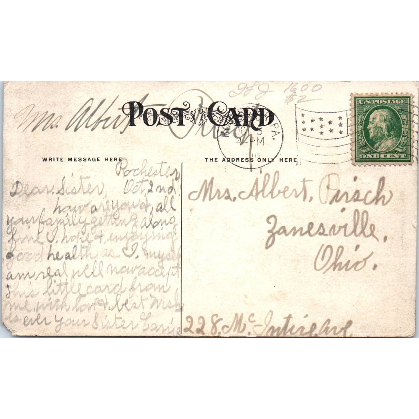 Passavant Memorial Homes for Epileptics Rochester PA Original Postcard TK1-21