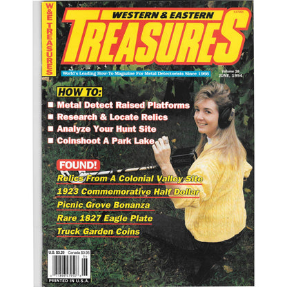 Western and Eastern Treasures Magazine Jun 1994 Vol. 28 Metal Detecting Gold M1