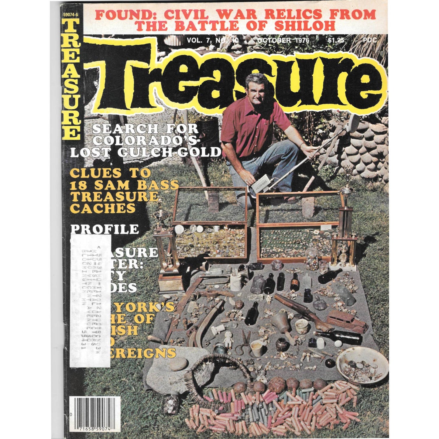 Treasure Magazine - Treasure Hunting Gold Mining Metal Detecting Oct 1976 M5