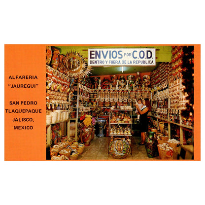 Vintage Postcard - Alfareria "Jauregui" San Pedro Tlaquepaque Jalisco Mexico AD9